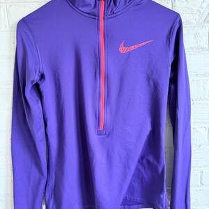 Nike Purple Long Sleeve with Pink Swoosh